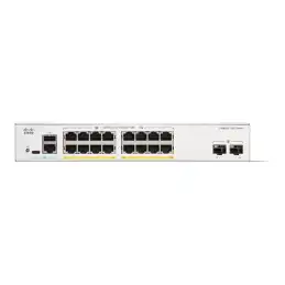 Cisco Catalyst 1300-16P-2G - Commutateur - C3 - Géré - 16 x 10 - 100 - 1000 (PoE+) + 2 x Gigabit SFP -... (C1300-16P-2G)_2